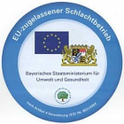 Logo EU-zugelassener Schlachtbetrieb